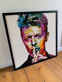 Image 2 of 'Bowie in Brick' Lego Art by Grifshead