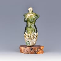 Image 5 of XXL. Eel Grass Goddess - Flamework Glass Sculpture Bead