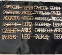 Zodiac Signs Gold