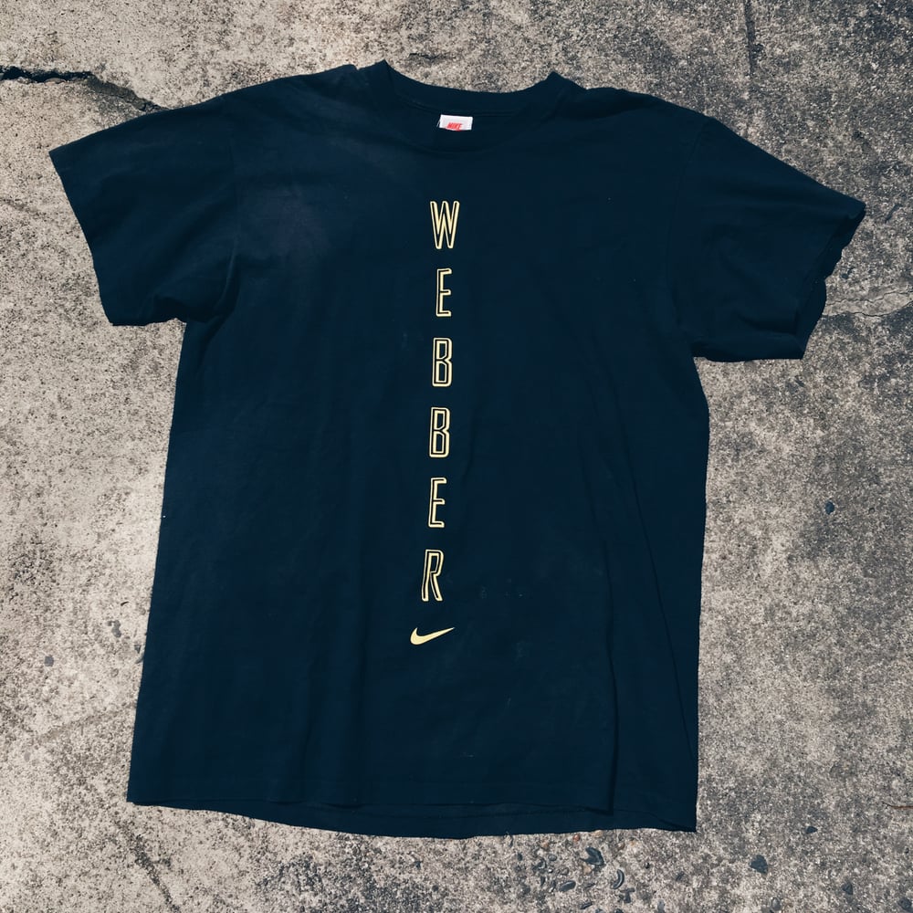 Image of Original Early 90’s Nike Chris Webber Big Print Tee.