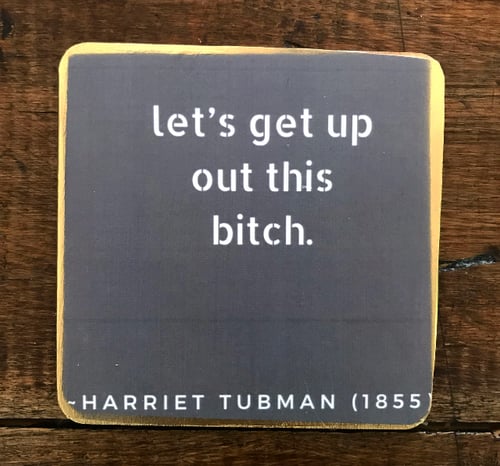 Image of The Real Black History Coasters (Wood)
