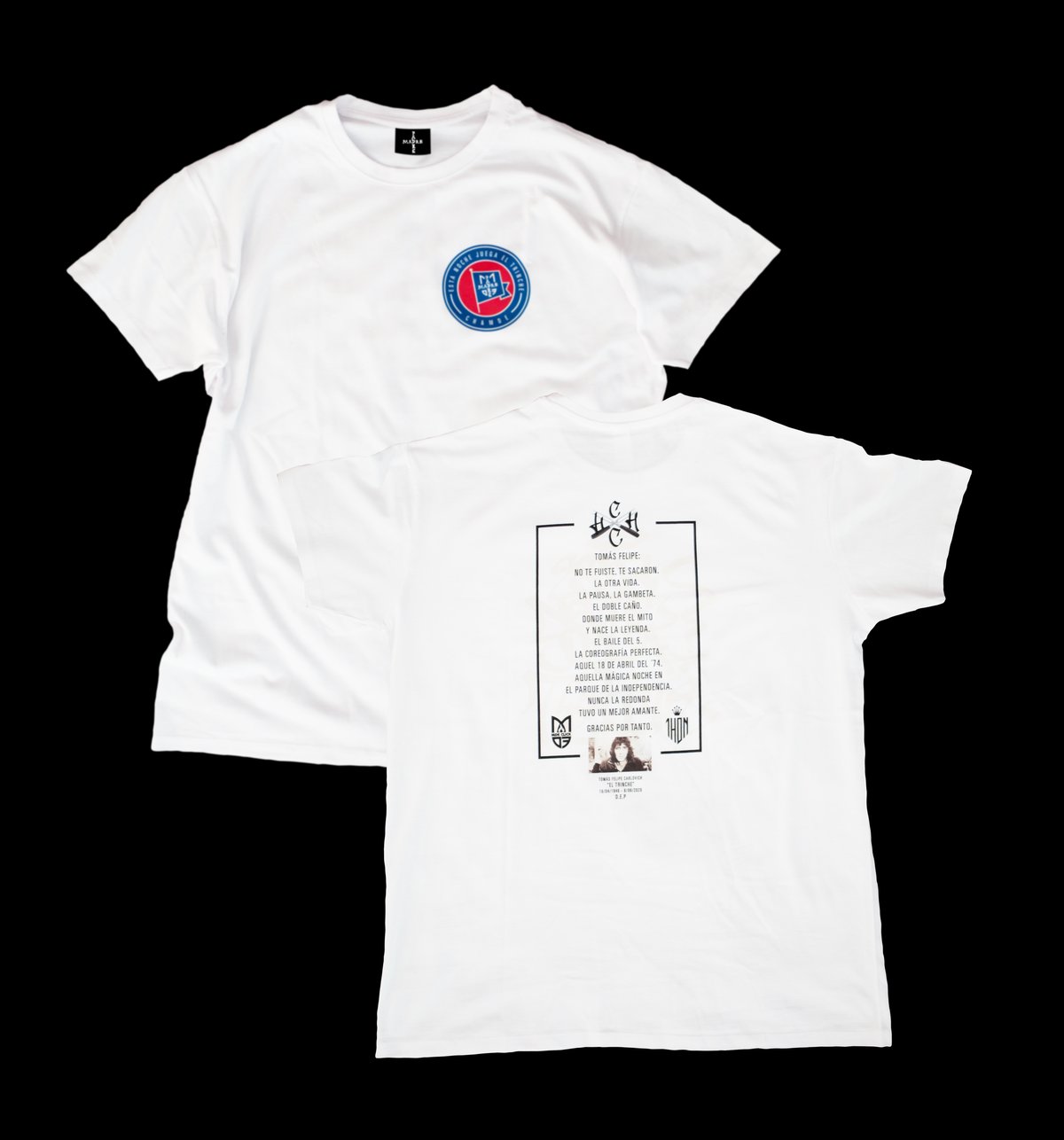EL TRINCHE // MDE CLICK X CORBETA HALCÓN // T-SHIRT WHITE