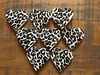 Leopard print heart
