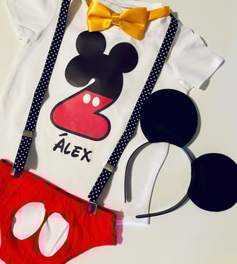 Image of Conjunto cumpleaños mickey 
