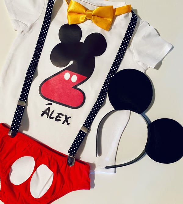 Image of Conjunto cumpleaños mickey 
