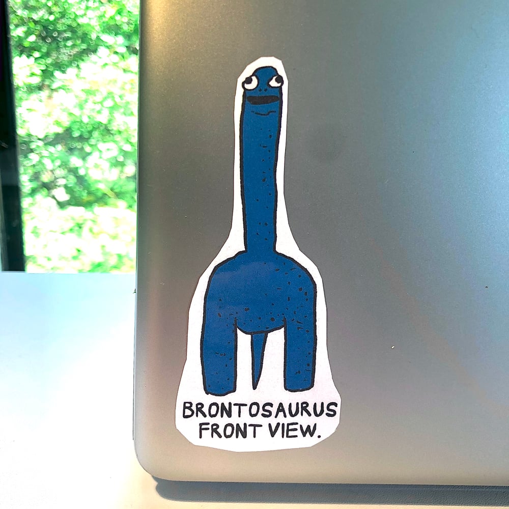 Image of Brontosaurus sticker