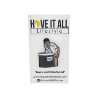 Image 2 of Black and Unbothered Pin