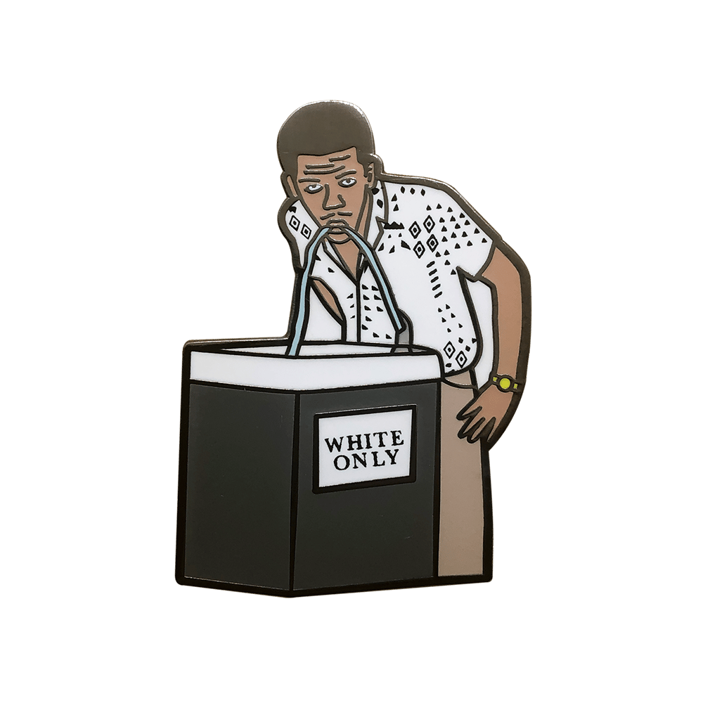 Image of Black and Unbothered Pin