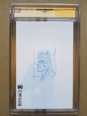 CGC Graded DETECTIVE COMICS 1000 Original Sketch Cover of Batman