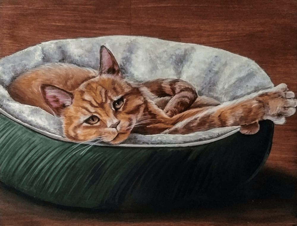 Image of Pet Portrait (11" X 14" Wood)