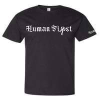 Human First T-Shirt_BLK