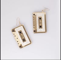 Image 2 of Awesome Ventage Cassette Tape earrings