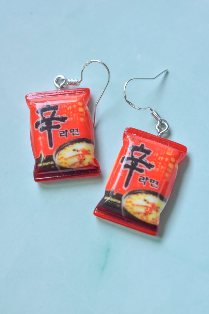 Image of Ramen Hook Earrings