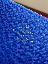 Image 6 of LV Denim Zipper Wallet