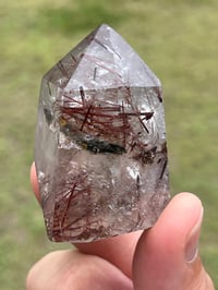 Image 1 of Red Rutile & Quartz Generator #2608