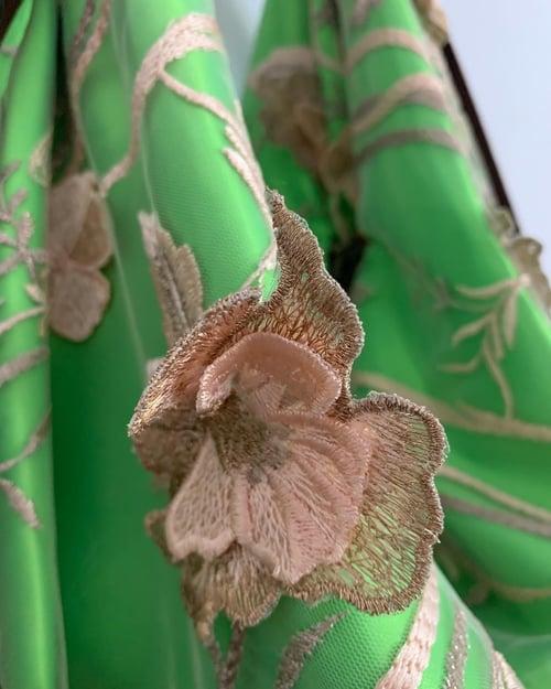 Image of Asako green haute couture 