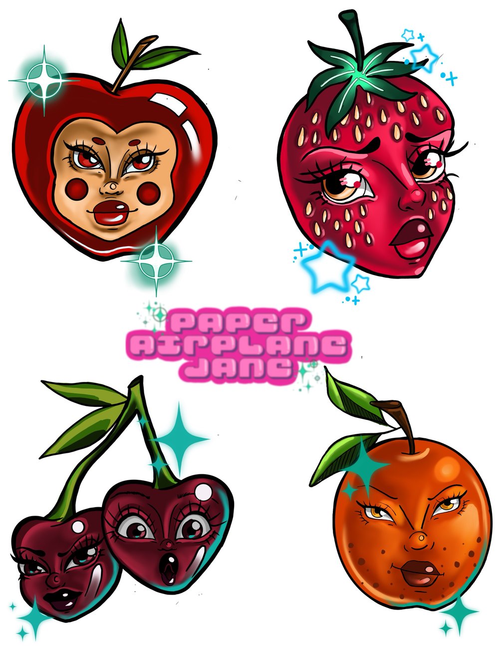 Image of Fruit faces 