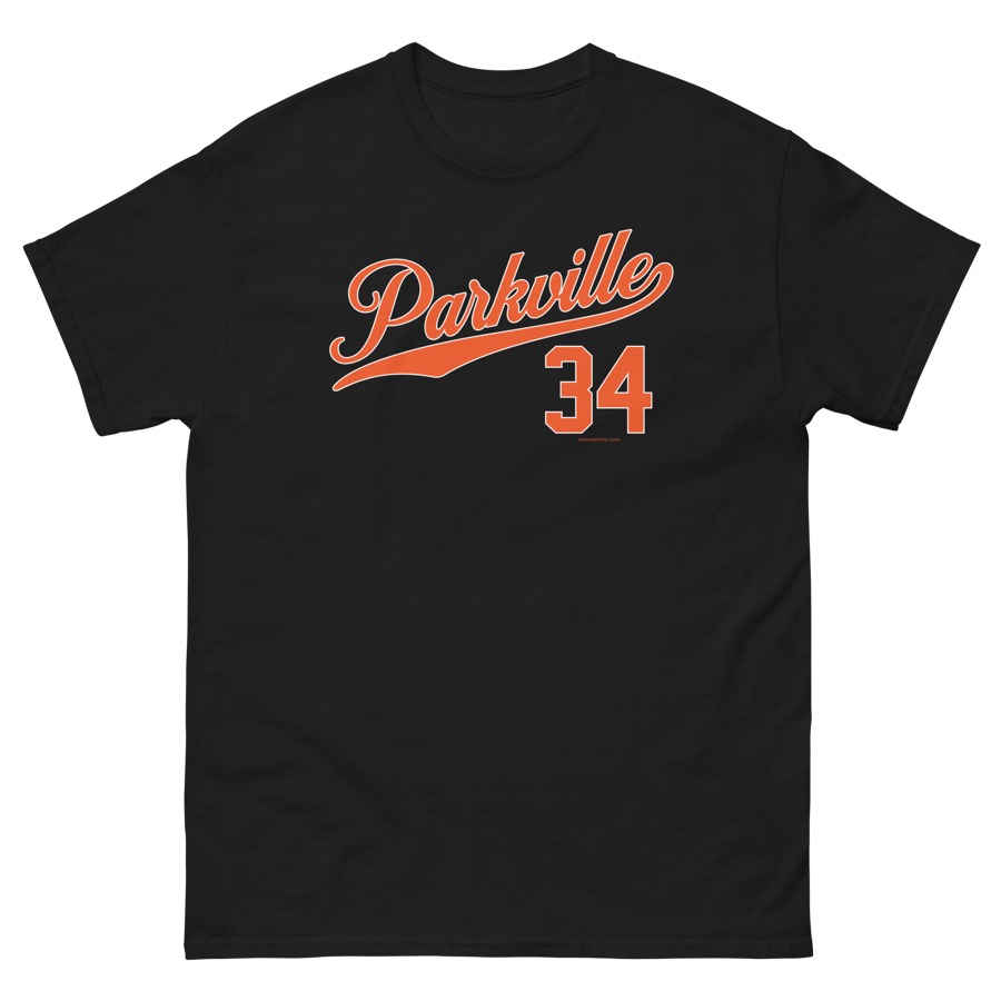 Image of Parkville Baltimore T-Shirt 21234 Mens (Black)