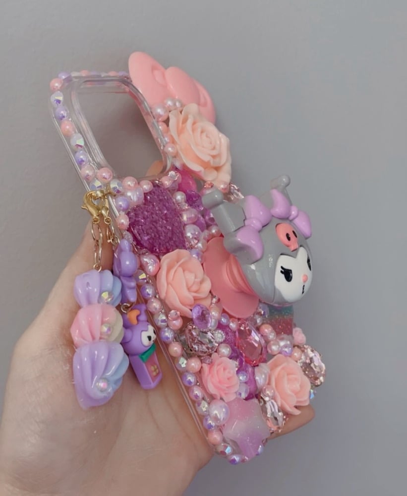 kuromi purple bling phonecase PM11
