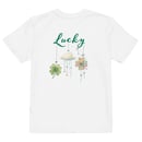 Image 3 of Four leaf Clover Embroidered Organic cotton kids t-shirt