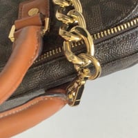 Image 9 of Michael Kors Medium Monogram Satchel