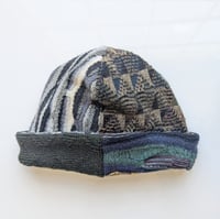 Image 1 of Upcycled Reversible Beanie Cotton Blend 30