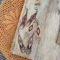 Image 3 of Timber earrings - Desert no.3