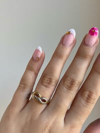 Image 1 of Infinity 14ct ring 