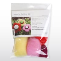 Image 2 of NEEDLE FELTING BEGINNER KIT FLOWERS (NFKF)