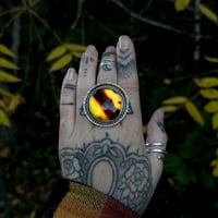 Image 2 of Amber Ring~sz 8.25/8.5