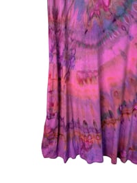 Image 4 of 3XL Jersey Knit Pocket Tank Dress in Hibiscus Spiral Ice Dye