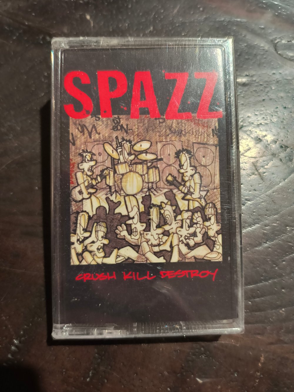 Spazz - Crush Kill Destroy - Cassette Tape 