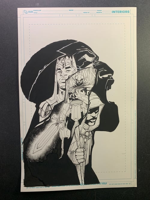 Image of GREEN LANTERN #08 COVER original artist