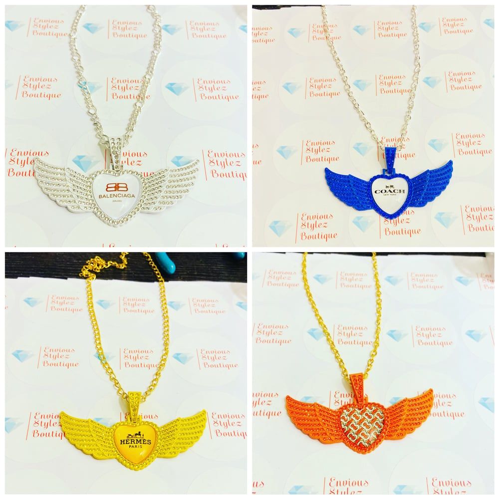 Image of Pick a designer inspired wings necklace