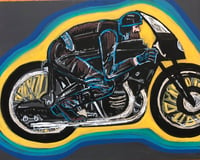 Built For Speed - 12.25X9.75” Acrylic on Wood