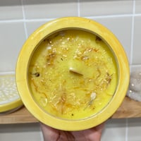 Image 2 of avocado + citrus scented candle
