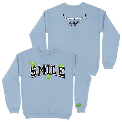 Image of “HANG ON” - Crewneck Sweatshirt [Powder Blue]