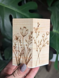 Image 1 of Wooden Hexagon Tool Cup