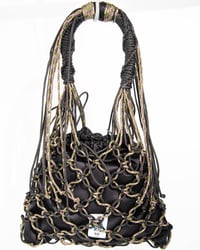 Image 1 of MACRAMÈ BAG - Military Green / Black  
