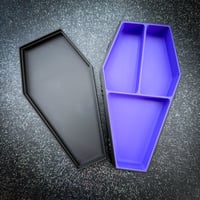 Image 6 of Purple & Black Coffin Jewelry Box