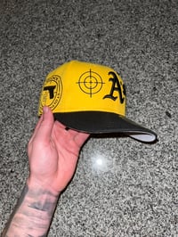Image 1 of GLOCK FANS OAKLAND ATHLETICS CUSTOM FITTED CAP