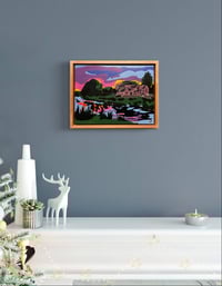 Image 1 of St Cyr’s Church acrylic on canvas