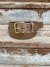 Horween Leather Belt - Natural Hatch Grain Chromexcel - 1.5"