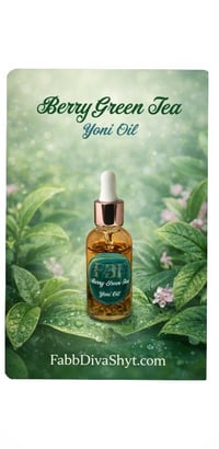 Image 1 of Face by Fabb Berry Green Tea Yoni Oil