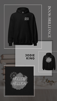 Image 1 of Jodie King  | Hollow Hellion | Hoodie | Front and back design | Bookish
