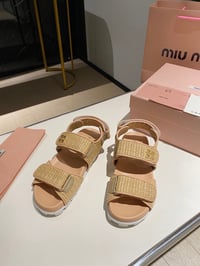 Image 2 of Míumiu Strap Sandals 