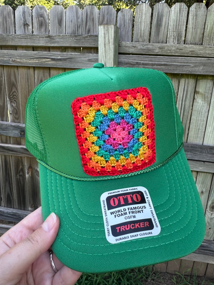 Image of  Creators Choice Granny Square Trucker Hat