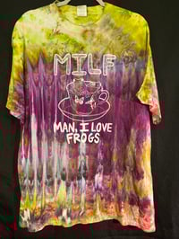 Image 1 of XL MILF Man I Love Frogs Tie Dye Shirt 4