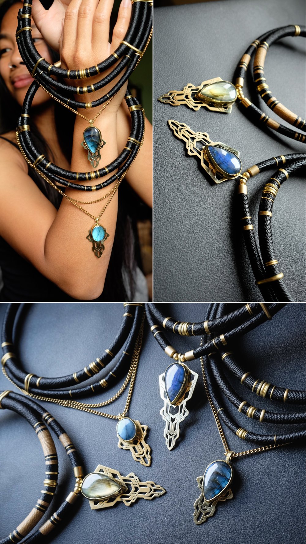 Image of Totec stone necklaces