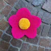 Fiore rilievo fucsia